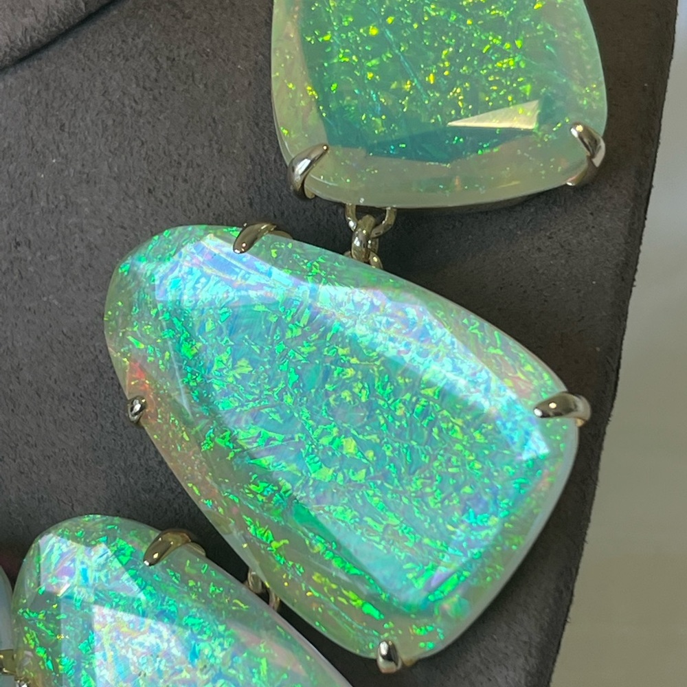 NWT Rare & Retired Kendra Scott Harlow Dichroic Foil Texas Limited Edition GORG! - Picture 13 of 14